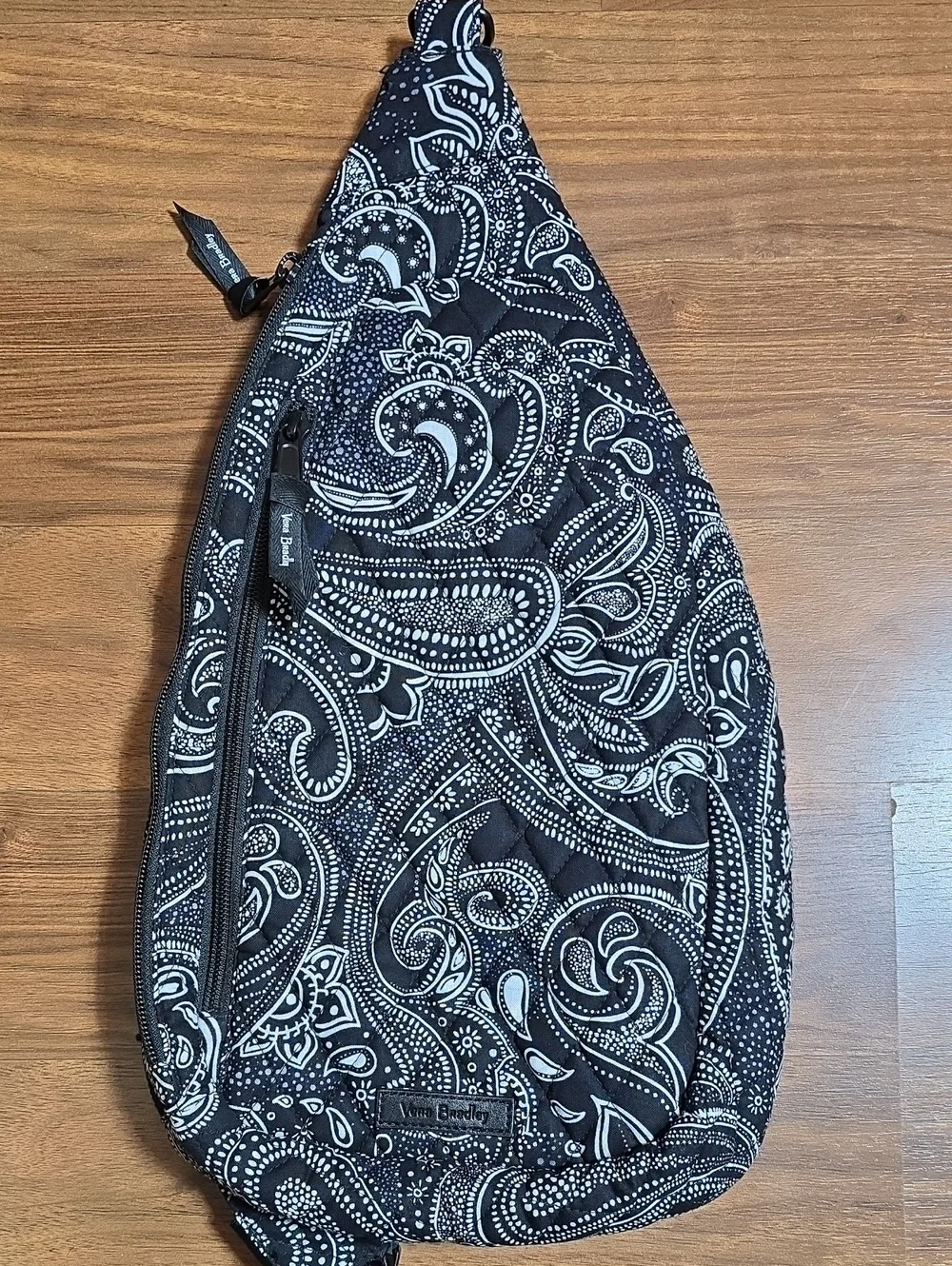 Vera Bradley Stellar Paisley Quilted Crossbody Sling Bag